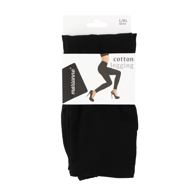 Confectie legging ZWART Marianne katoen. art.nr. 20150