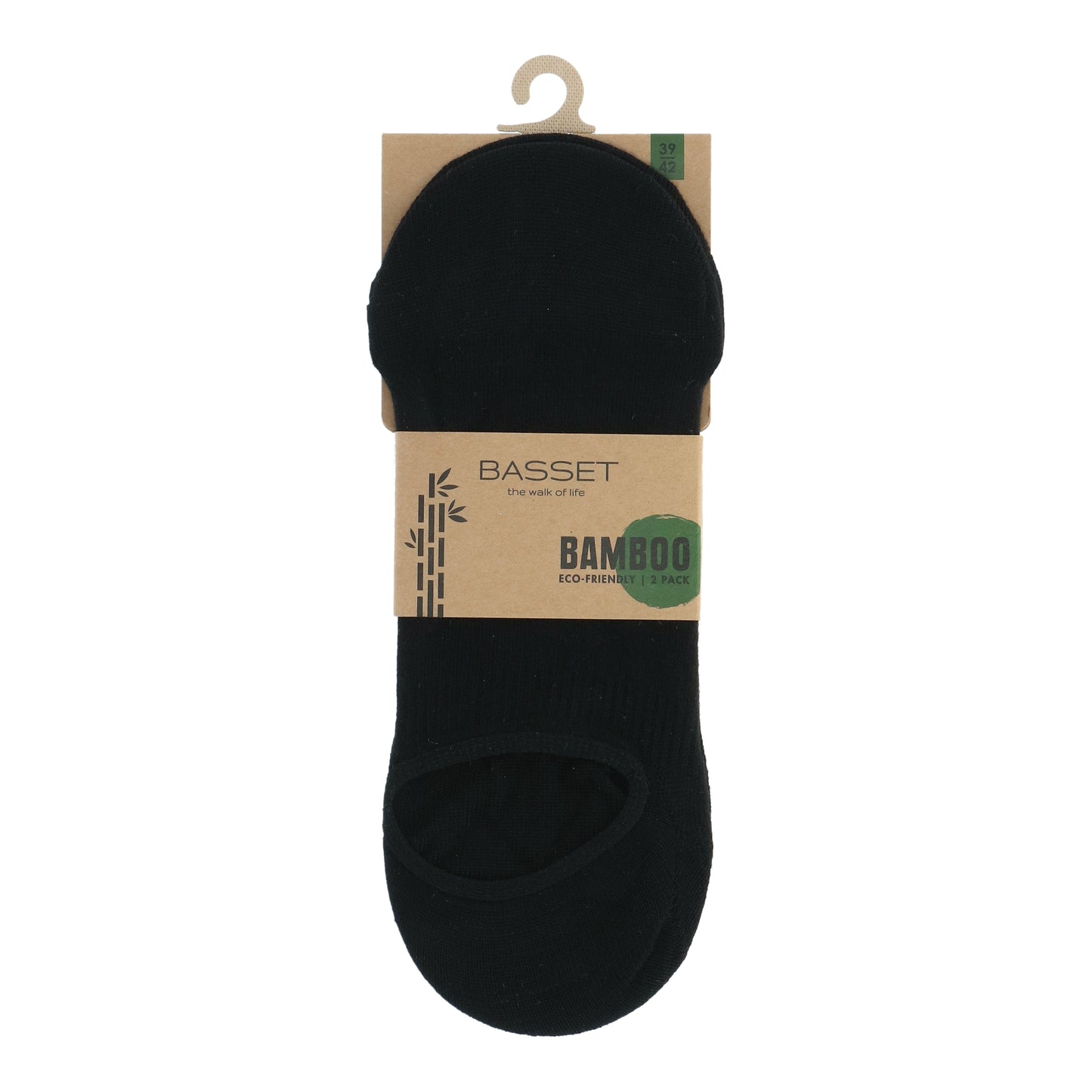 Bamboo sneaker 2-pack Zwart, 31000