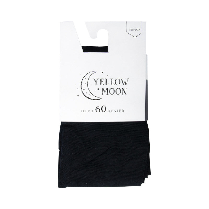 Kinderpanty YellowMoon ZWART 60 denier. art.nr.345