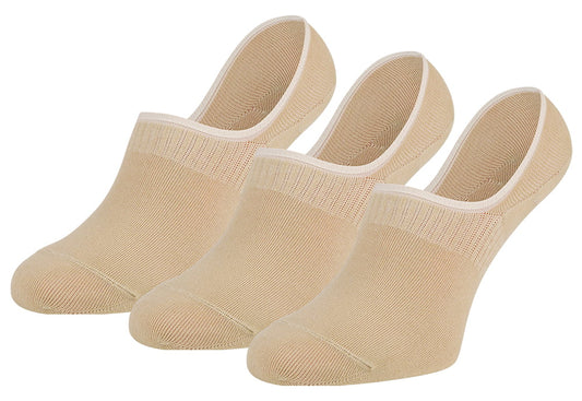 Cotton sneaker anti-slip silicone,Huid. 3-pack. 51600
