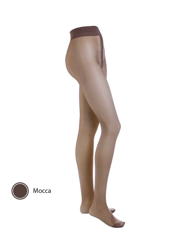 Conte Tango/Nuance Mocca 20 denier satin touch.
