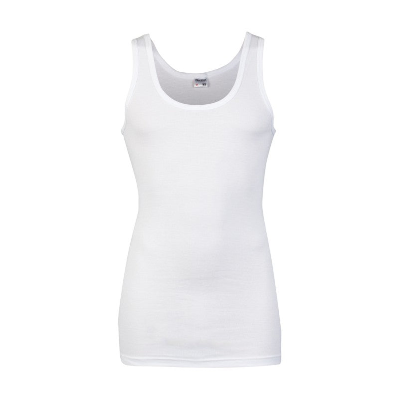 Heren singlet M3000. Wit.