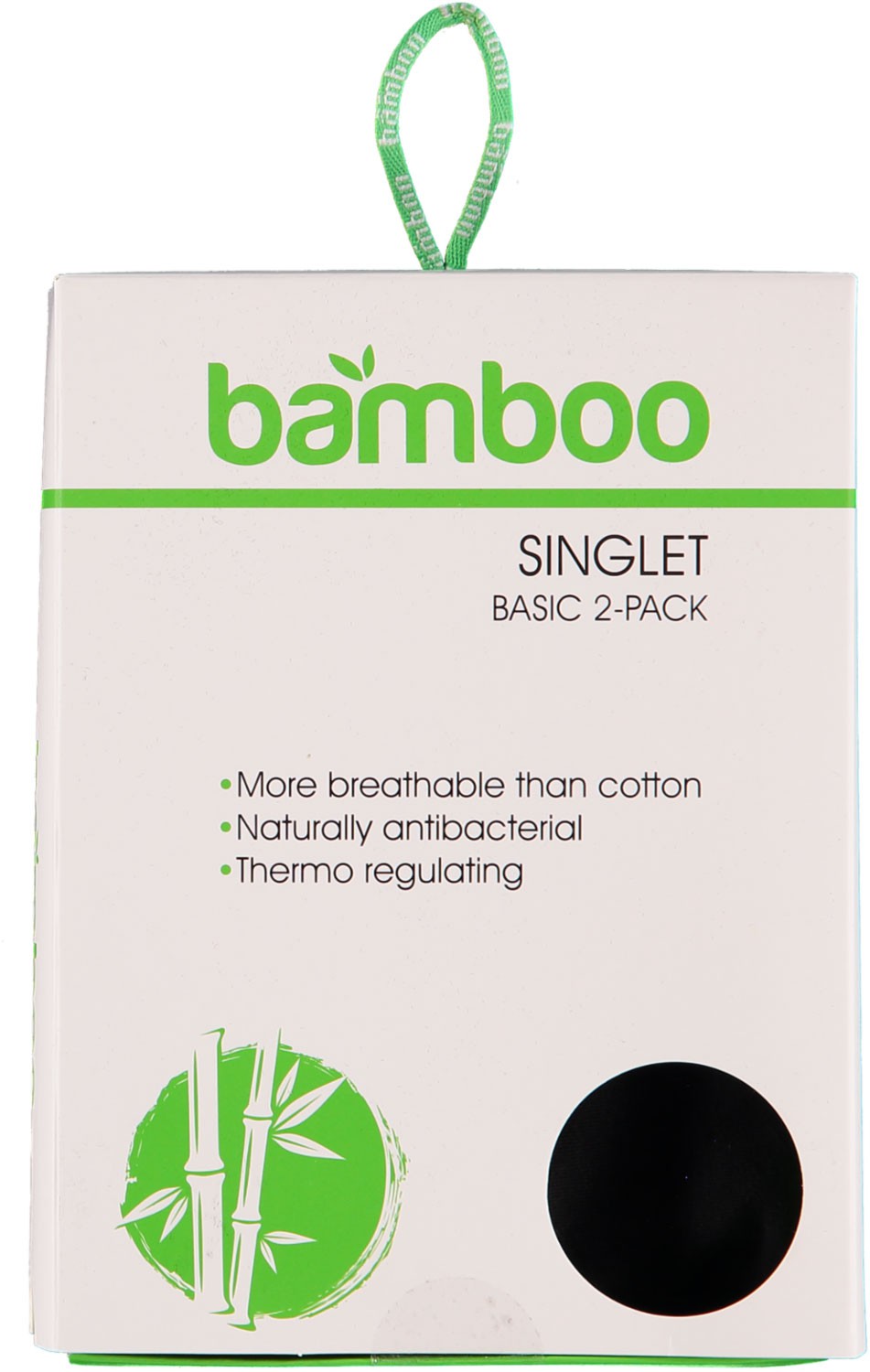 BAMBOO Hipster 2-Pack, Zwart.