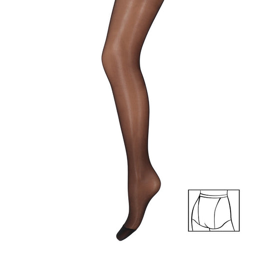Marianne panty's voor grote maat Zwart, 2 stuks 15 den. met Lycra-  XXL art.nr. 426