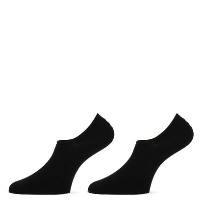Cotton sneaker anti-slip silicone, Zwart. 3-pack. 51600